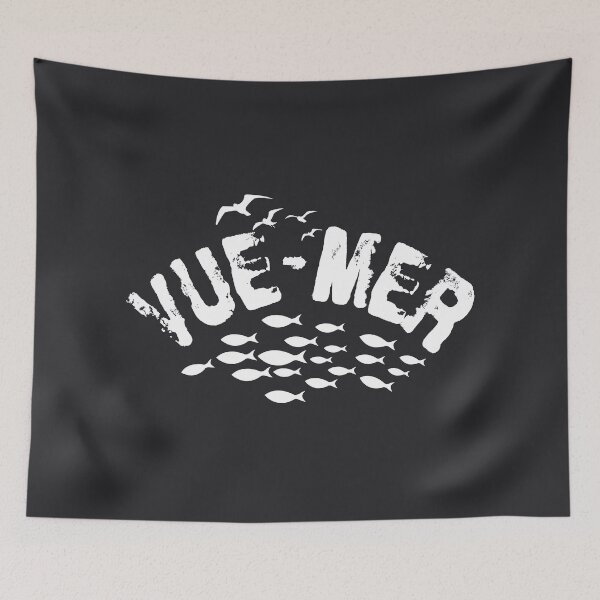 Item preview, Sea view t-shirt Fish & seaguls t-shirts designed and sold by VUE-MER.