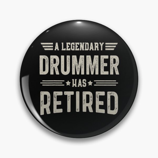 Item preview, The Legendary drummer Has Retired T Shirt, drummer Retirement Party Gift, Legend, Retiring Birthday Christmas Gift designed and sold by xlnv.