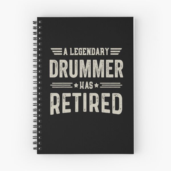 Item preview, The Legendary drummer Has Retired T Shirt, drummer Retirement Party Gift, Legend, Retiring Birthday Christmas Gift designed and sold by xlnv.