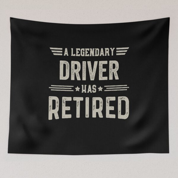 Item preview, The Legendary driver Has Retired T Shirt, driver Retirement Party Gift, Legend, Retiring Birthday Christmas Gift designed and sold by xlnv.