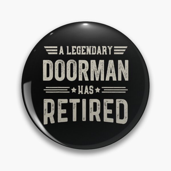 Item preview, The Legendary doorman Has Retired T Shirt, doorman Retirement Party Gift, Legend, Retiring Birthday Christmas Gift designed and sold by xlnv.