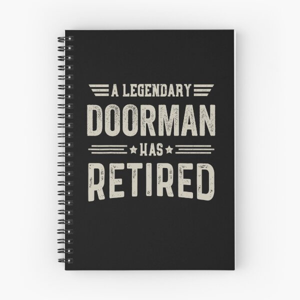 Item preview, The Legendary doorman Has Retired T Shirt, doorman Retirement Party Gift, Legend, Retiring Birthday Christmas Gift designed and sold by xlnv.