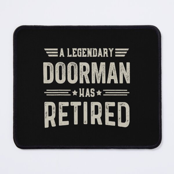 Item preview, The Legendary doorman Has Retired T Shirt, doorman Retirement Party Gift, Legend, Retiring Birthday Christmas Gift designed and sold by xlnv.