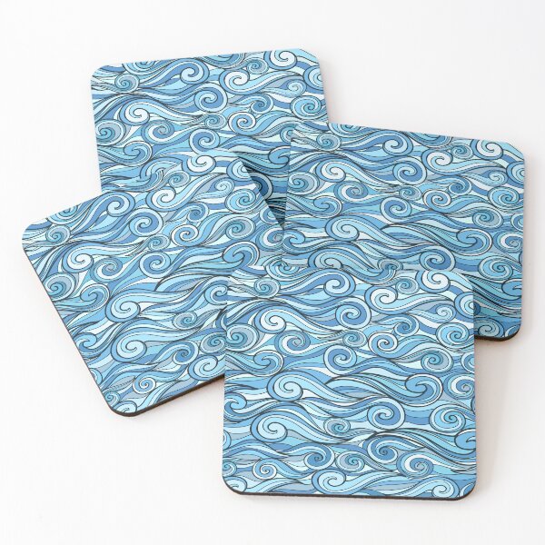 Item preview, Waves Pattern 1 designed and sold by Click Action.