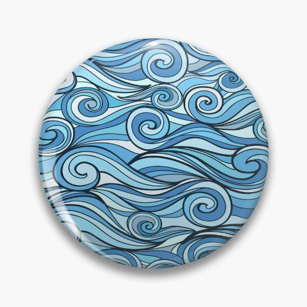 Item preview, Waves Pattern 1 designed and sold by Click Action.