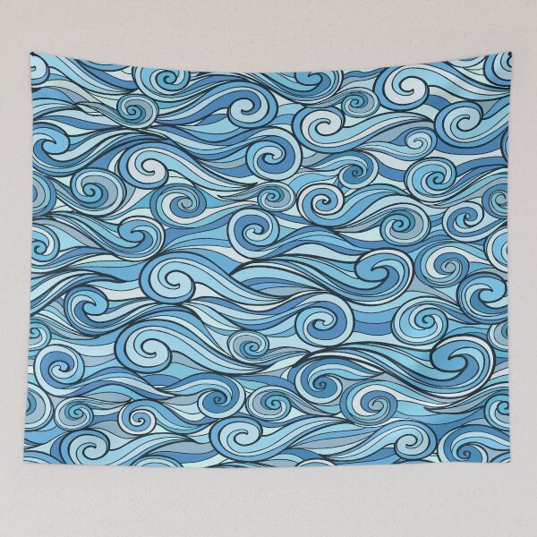 Item preview, Waves Pattern 1 designed and sold by Click Action.