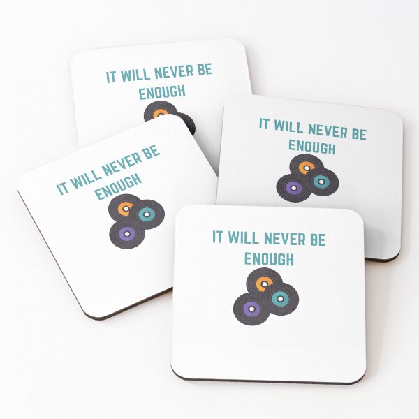 Item preview, It Will Never Be Enough Vinyl Record Collecting designed and sold by spoeg.