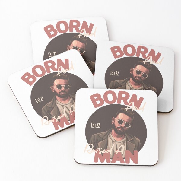 Item preview, BORN AND RAISED A MAN designed and sold by GAADesignz.