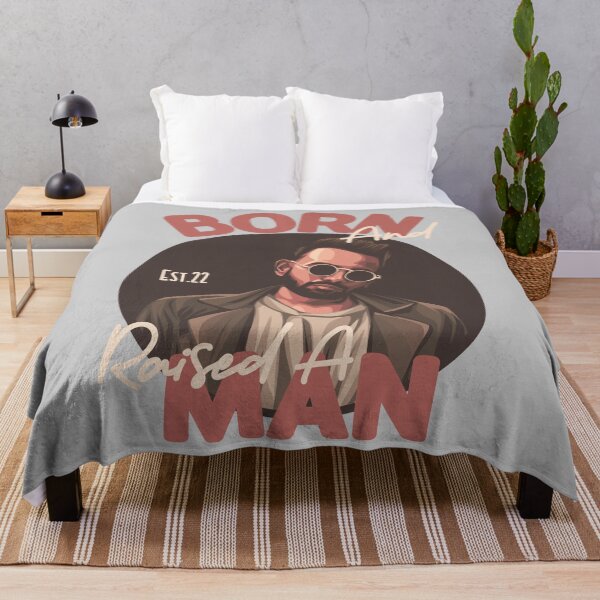 Item preview, BORN AND RAISED A MAN designed and sold by GAADesignz.
