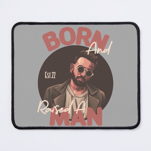 Item preview, BORN AND RAISED A MAN designed and sold by GAADesignz.