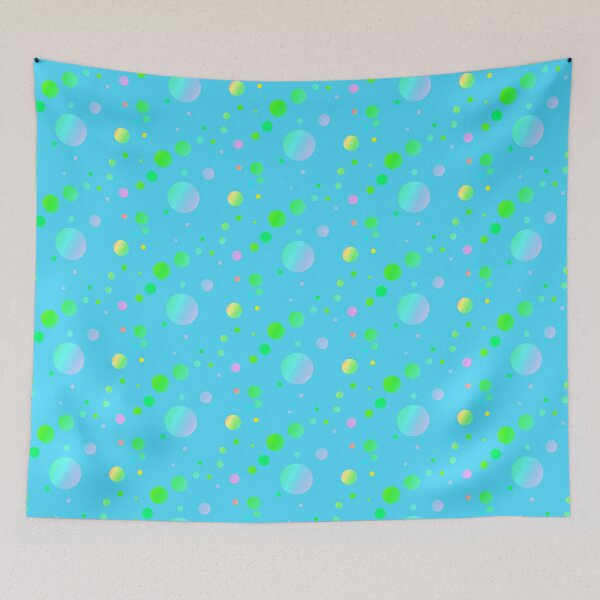 Item preview, Light blue irregular polka dots | aesthetic light blue dots designed and sold by lausn.