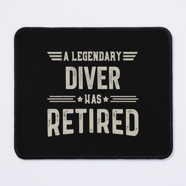 Item preview, The Legendary diver Has Retired T Shirt, diver Retirement Party Gift, Legend, Retiring Birthday Christmas Gift designed and sold by xlnv.