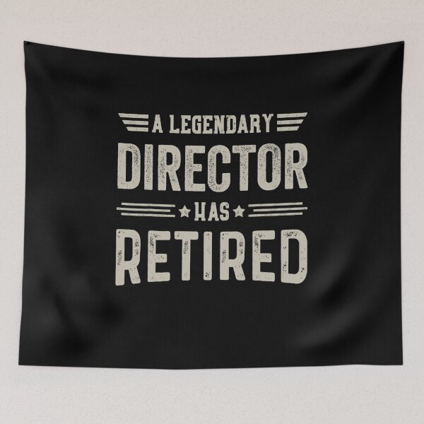 Artikelvorschau, Das T-Shirt des legendären Regisseurs ist im Ruhestand, Geschenk zur Ruhestandsparty des Regisseurs, Legende, Ruhestandsgeschenk zum Geburtstag, Weihnachten entworfen und verkauft von xlnv.