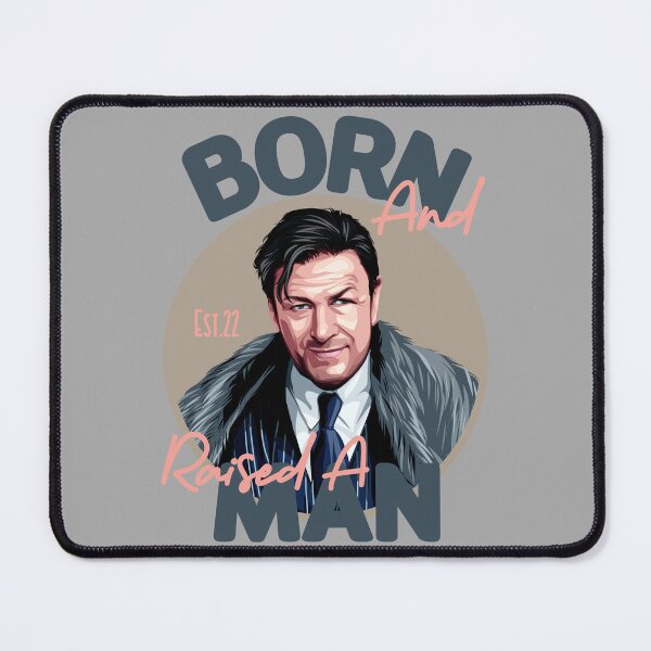 Item preview, BORN AND RAISED A MAN designed and sold by GAADesignz.