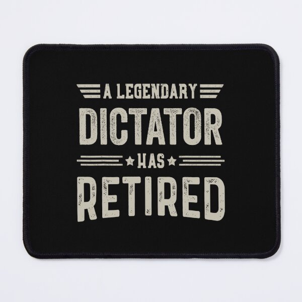 Item preview, The Legendary dictator Has Retired T Shirt, dictator Retirement Party Gift, Legend, Retiring Birthday Christmas Gift designed and sold by xlnv.