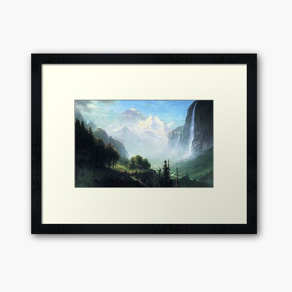 Item preview, Bierstadt  Albert  Staubbach Falls Near Lauterbrunnen  designed and sold by naturematters.