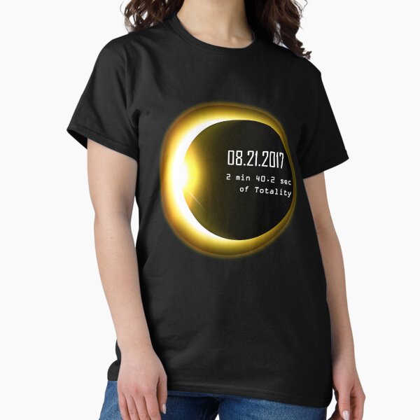 Item preview, Total Solar Eclipse 2017, 21 August T-Shirt designed and sold by FunnySunny T-Shirts.