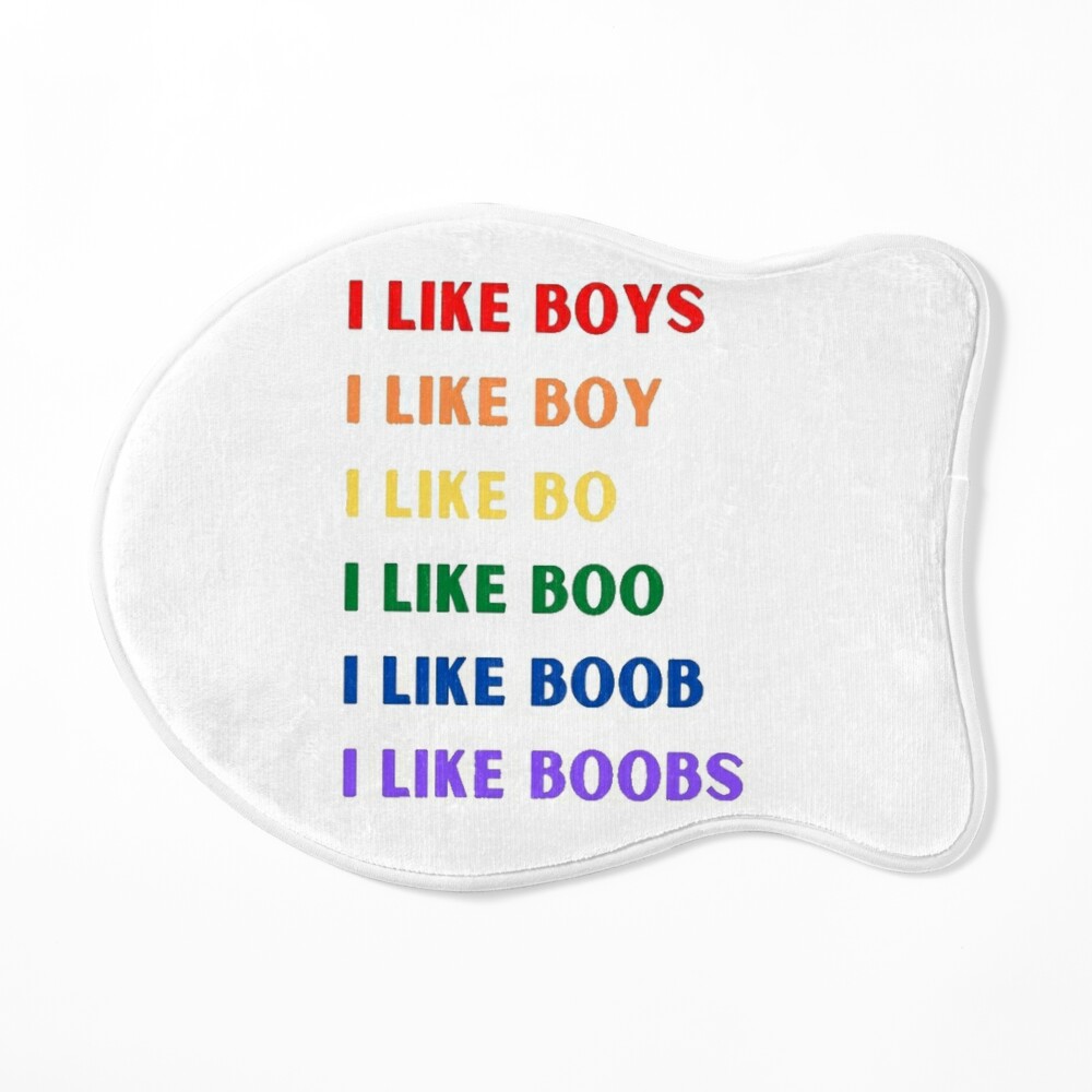 I like boys  I like boobs  Poster for Sale by vaishnaviavhad