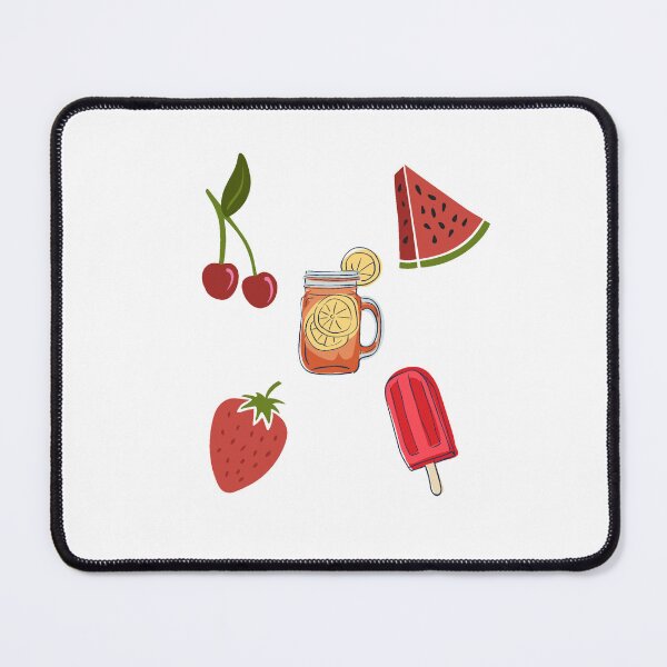 Item preview, Summer Fruits Set, Fruitface, Cute And Beautiful Raspberry Fruit  designed and sold by ImaginedCo.