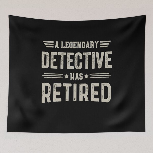 Item preview, The Legendary detective Has Retired T Shirt, detective Retirement Party Gift, Legend, Retiring Birthday Christmas Gift designed and sold by xlnv.