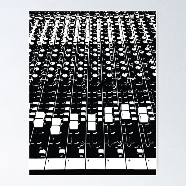 Item preview, EDM Sound Mix Board Rave Techno Music designed and sold by vintrago.