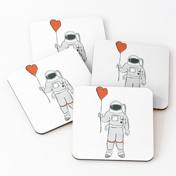 Item preview, Astronaut saint Valentin USA nasa space love astronauts  designed and sold by Tropical Blood.