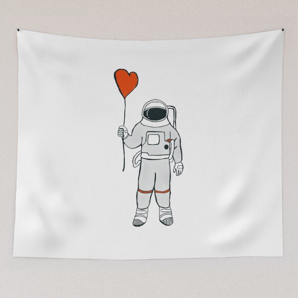 Item preview, Astronaut saint Valentin USA nasa space love astronauts  designed and sold by Tropical Blood.