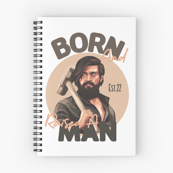 Item preview, BORN AND RAISED A MAN designed and sold by GAADesignz.