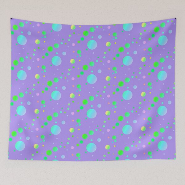 Item preview, Lavender asymmetric dots | light violet dots designed and sold by lausn.