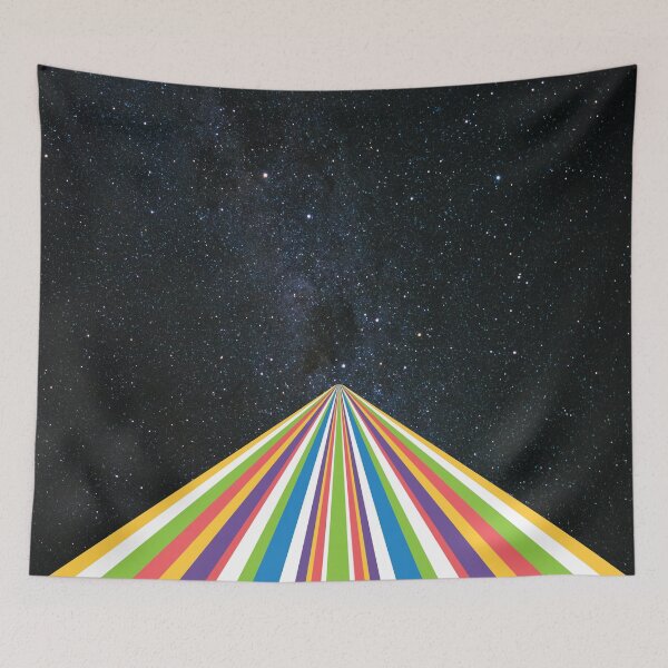 Item preview, space galaxy rainbow bridge stripes designed and sold by d-w-h design.
