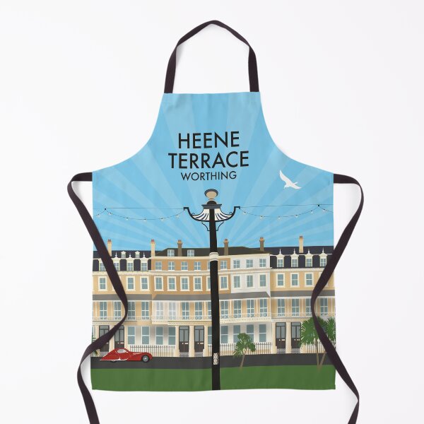 Item preview, Heene Terrace, Worthing - vintage style architecture illustration and gifts designed and sold by Vicky Anne Vaughan.