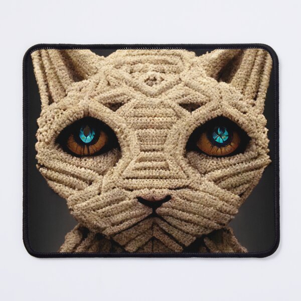 Item preview, Mysterious Crochet Style Cat designed and sold by ElectricBrown.