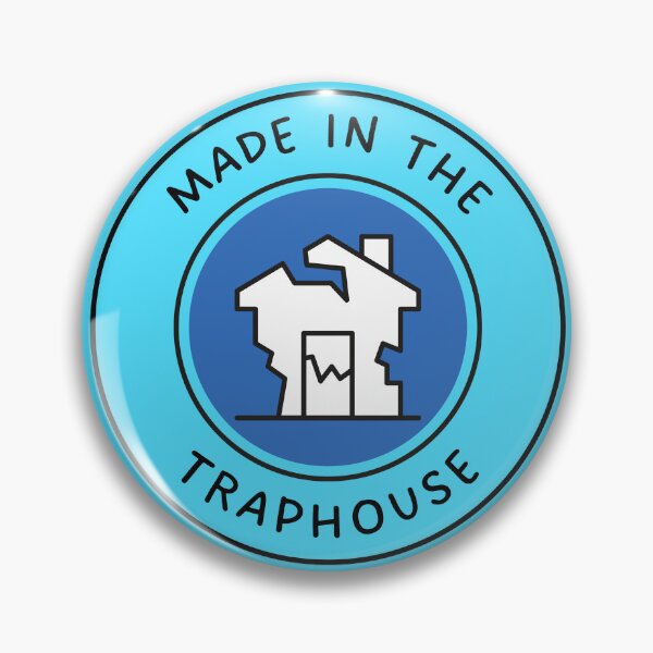 Item preview, Made In The Traphouse! BLUE trap hustle hustler trapper designed and sold by to-esu.