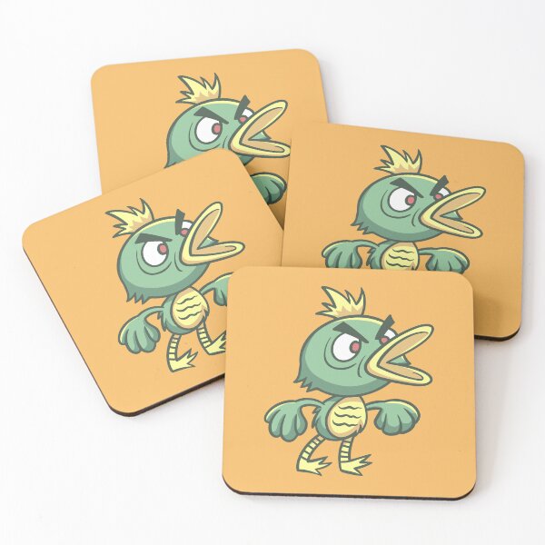 Item preview, Angry Green Duck Monster designed and sold by Goba Bali Studio.
