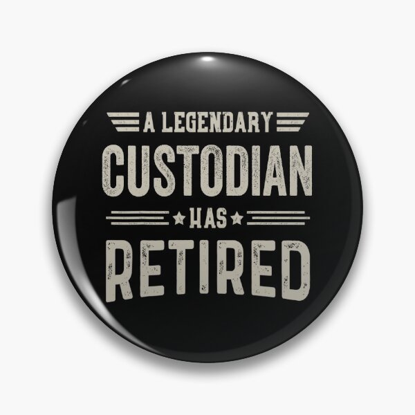 Item preview, The Legendary custodian Has Retired T Shirt, custodian Retirement Party Gift, Legend, Retiring Birthday Christmas Gift designed and sold by xlnv.