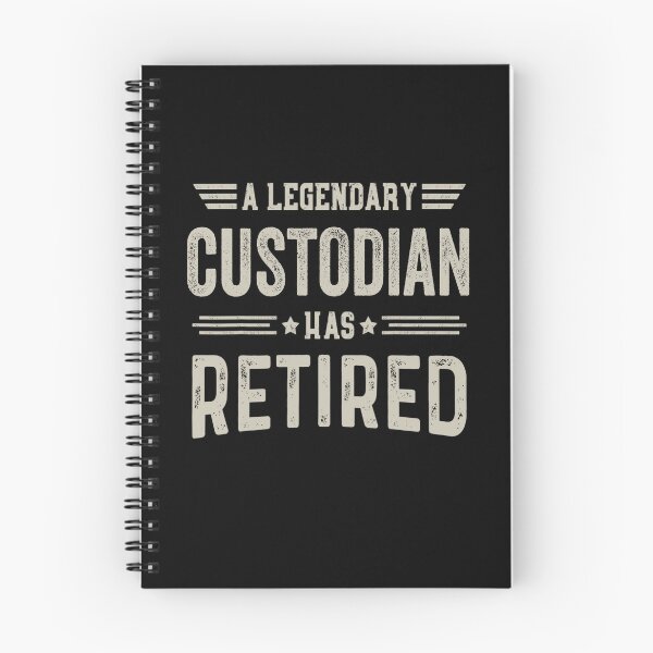 Item preview, The Legendary custodian Has Retired T Shirt, custodian Retirement Party Gift, Legend, Retiring Birthday Christmas Gift designed and sold by xlnv.