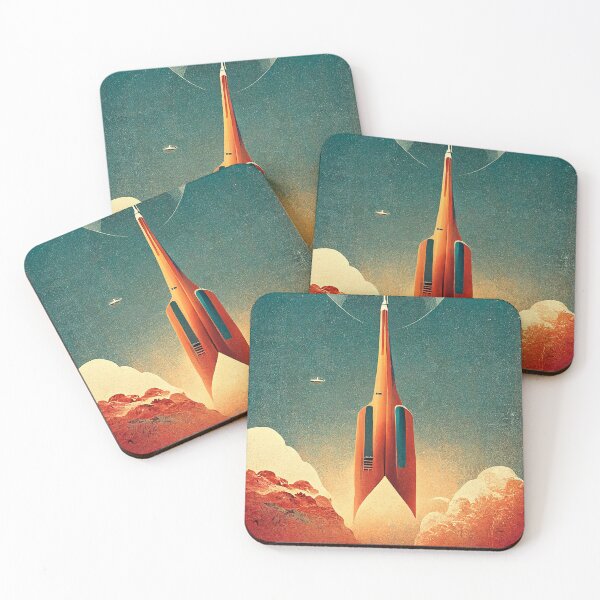 Artikelvorschau, Raketenstart entworfen und verkauft von Retro Travel Design.