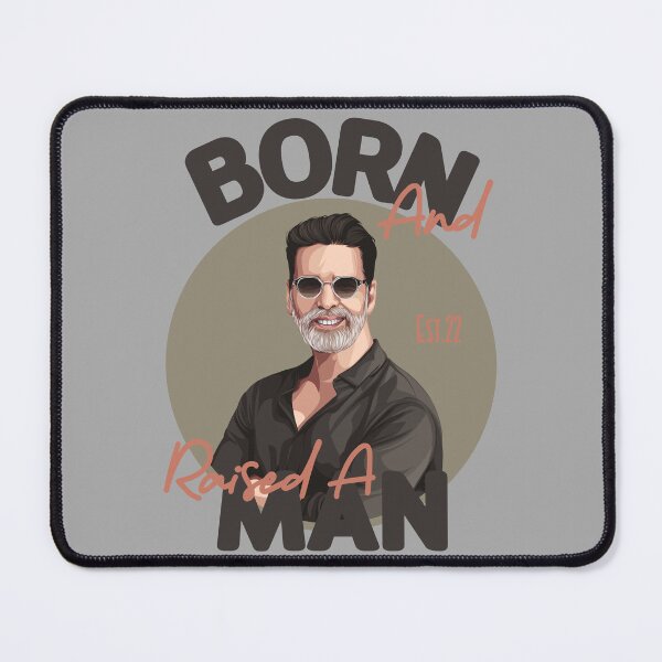 Item preview, BORN AND RAISED A MAN designed and sold by GAADesignz.
