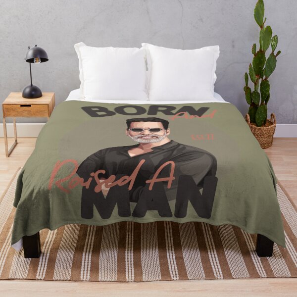 Item preview, BORN AND RAISED A MAN designed and sold by GAADesignz.