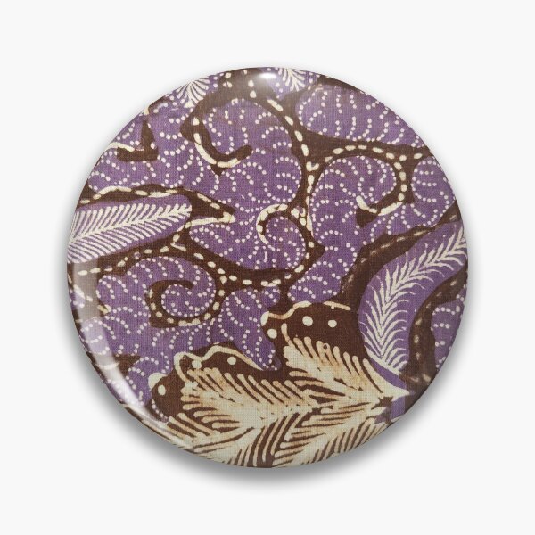 Item preview, Indonesia handmade hand drawn combination batik purple tutul kepyur Pekalongan designed and sold by Morcawork.