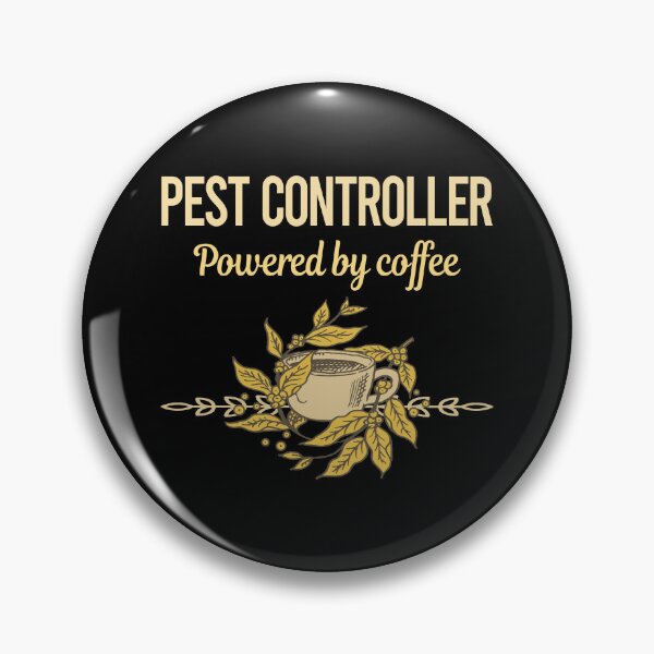 Item preview, Powered By Coffee Pest Controller designed and sold by trinayolkcelia.
