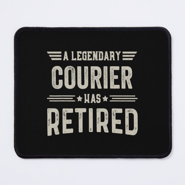Item preview, The Legendary courier Has Retired T Shirt, courier Retirement Party Gift, Legend, Retiring Birthday Christmas Gift designed and sold by xlnv.