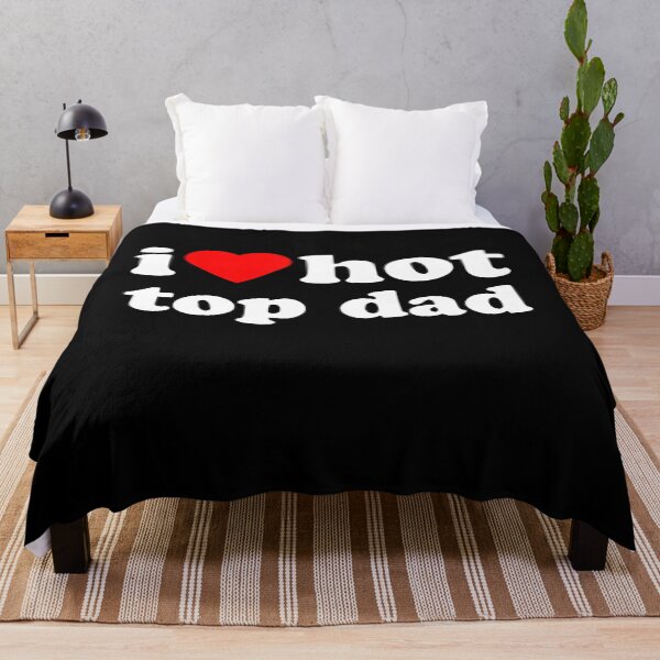 Item preview, I Love hot top dad mens dad fathers day designed and sold by Maliyah Adrien.