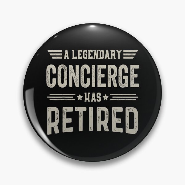 Item preview, The Legendary concierge Has Retired T Shirt, concierge Retirement Party Gift, Legend, Retiring Birthday Christmas Gift designed and sold by xlnv.