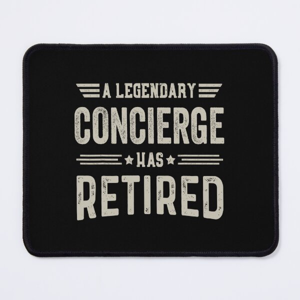 Item preview, The Legendary concierge Has Retired T Shirt, concierge Retirement Party Gift, Legend, Retiring Birthday Christmas Gift designed and sold by xlnv.