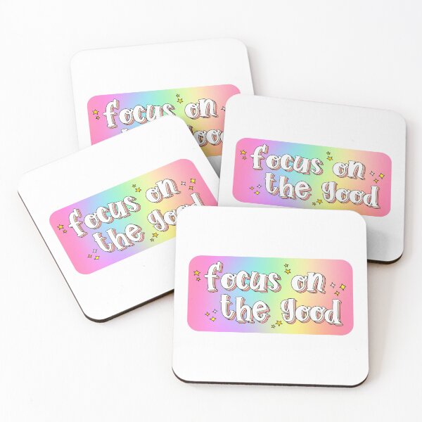 Item preview, Focus On The Good 10 Retro Rainbow Aesthetic designed and sold by Cawaiico.