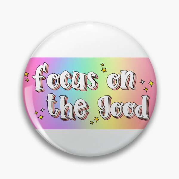Item preview, Focus On The Good 10 Retro Rainbow Aesthetic designed and sold by Cawaiico.