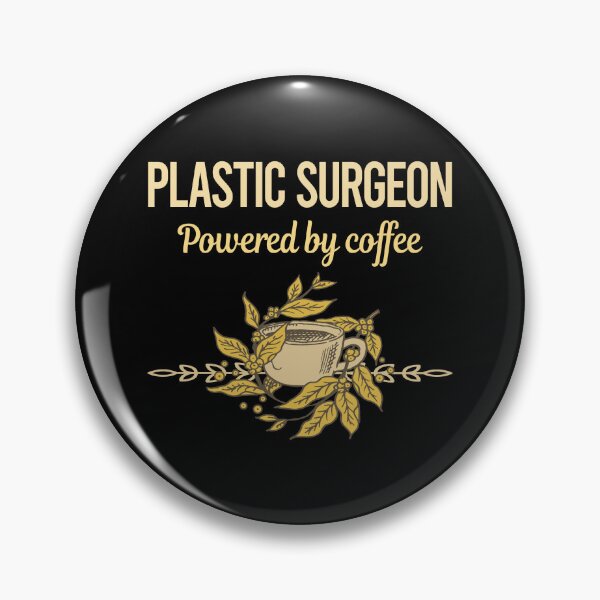 Item preview, Powered By Coffee Plastic Surgeon designed and sold by trinayolkcelia.