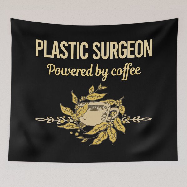 Item preview, Powered By Coffee Plastic Surgeon designed and sold by trinayolkcelia.