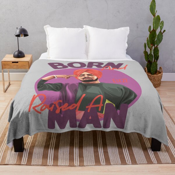 Item preview, BORN AND RAISED A MAN designed and sold by GAADesignz.